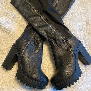 Torrid Knee High Scuba Boot